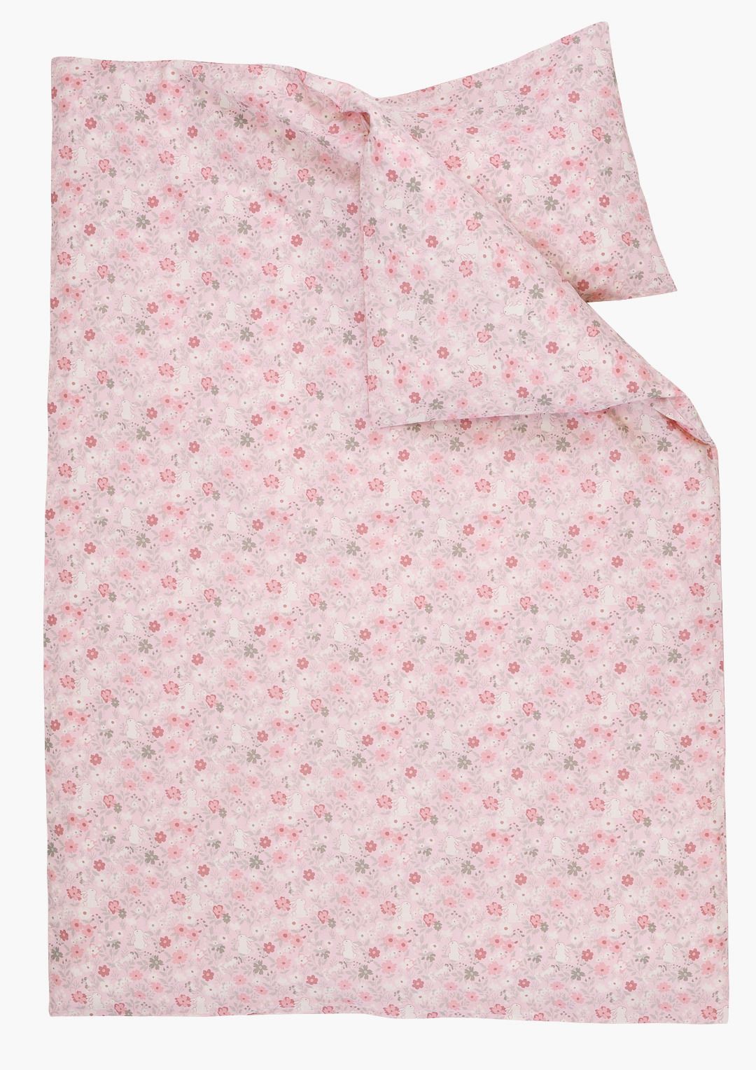 Pussilakanasetti roosa - 100x130 cm roosa - 1