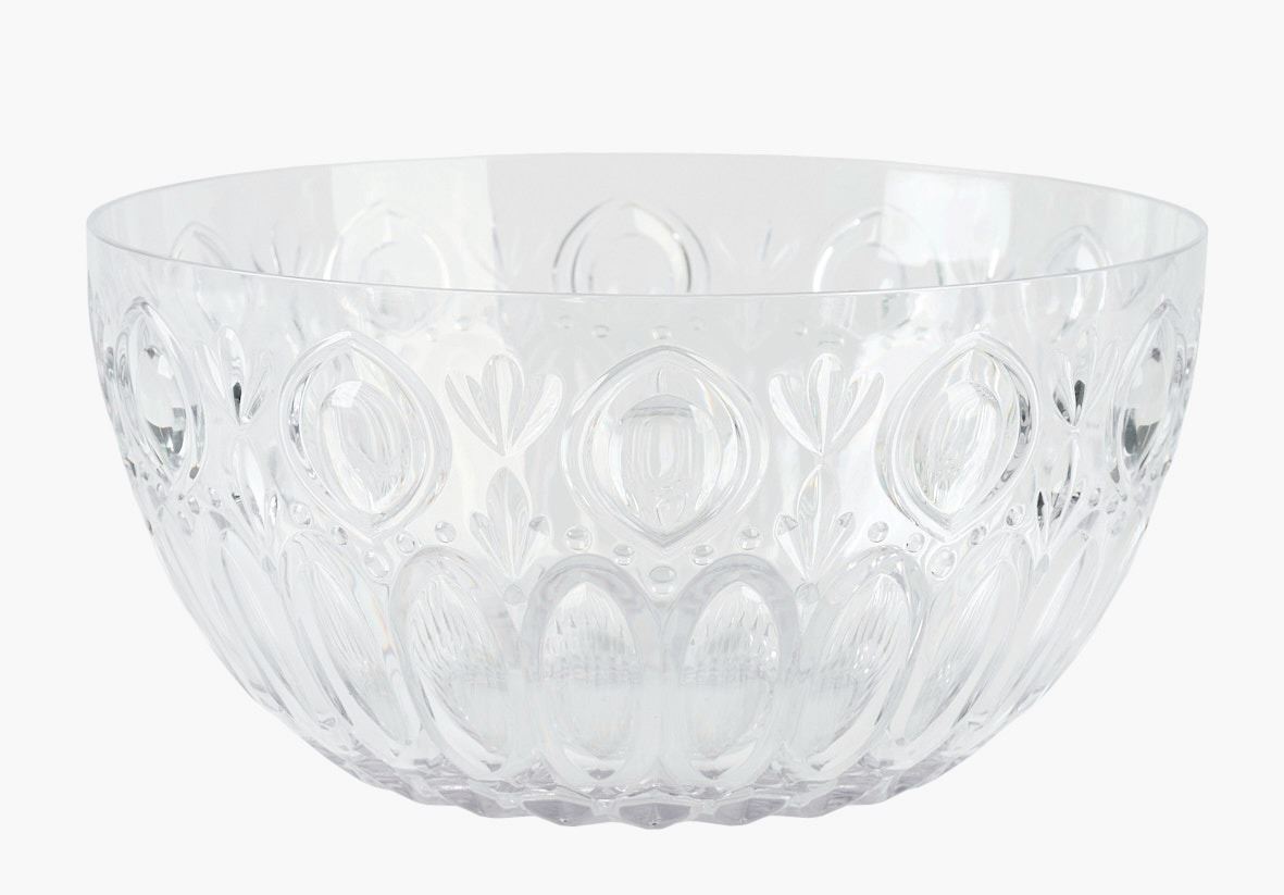 Salaattikulho läpikuultava - ø25,5 h12,5 cm läpikuultava - 1