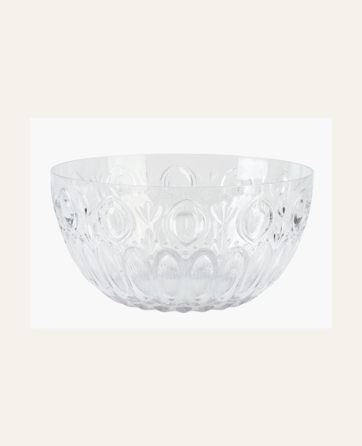 Salaattikulho läpikuultava - ø25,5 h12,5 cm läpikuultava - 1