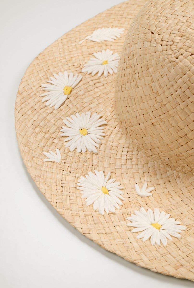 Olkihattu luonnonväri - 2