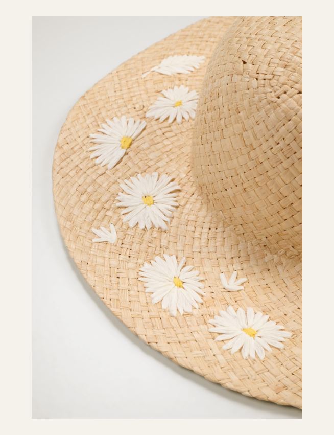 Olkihattu luonnonväri - 2