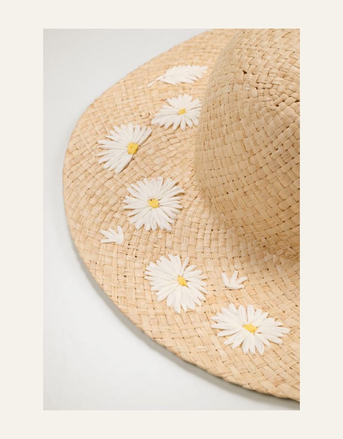 Olkihattu luonnonväri - 2