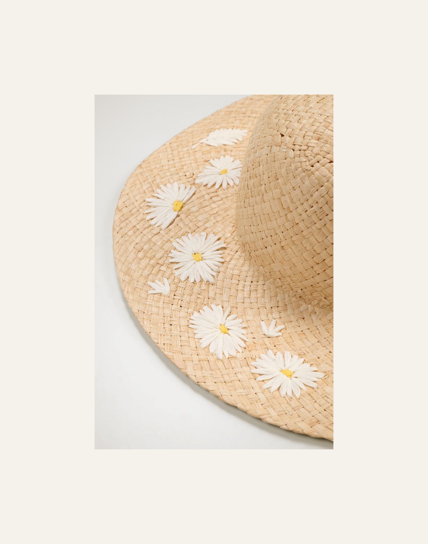 Olkihattu luonnonväri - 2