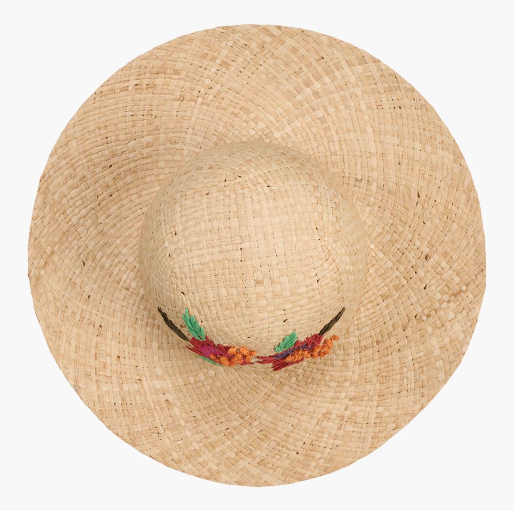 Olkihattu moniväi luonnonväri - 39x11 cm Moniväi Luonnonväri - 1