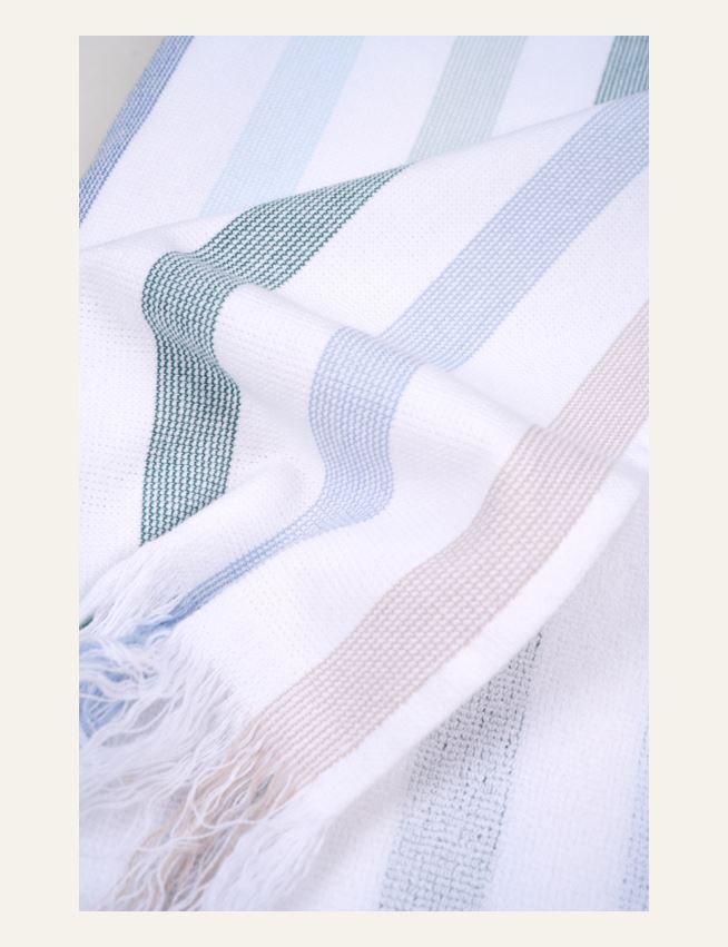 Kylpypyyhe moniväri/sininen - 2