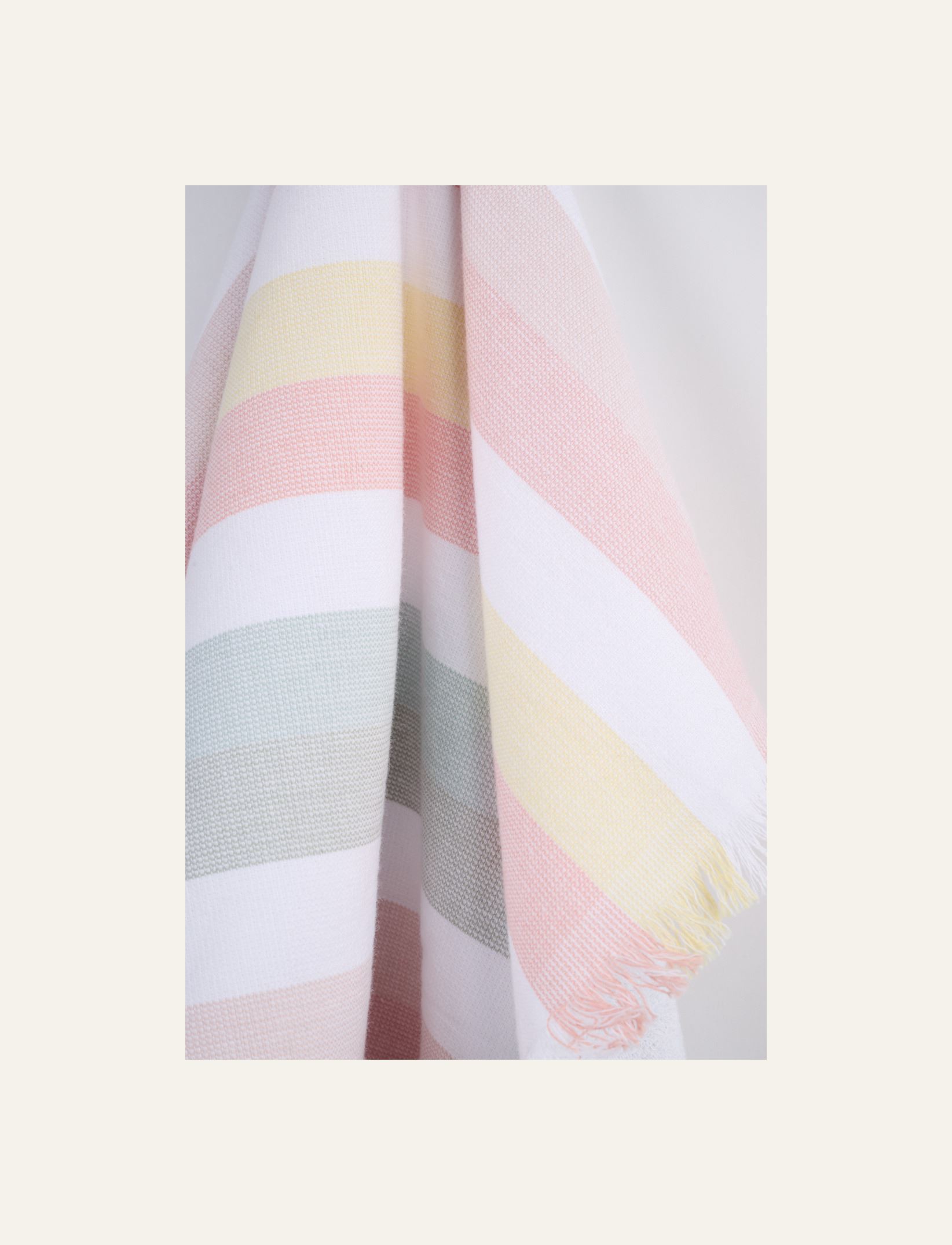 Pyyhe moniväri/roosa - 3