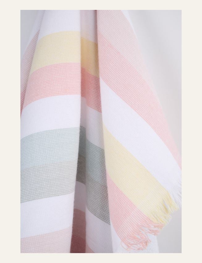 Pyyhe moniväri/roosa - 3