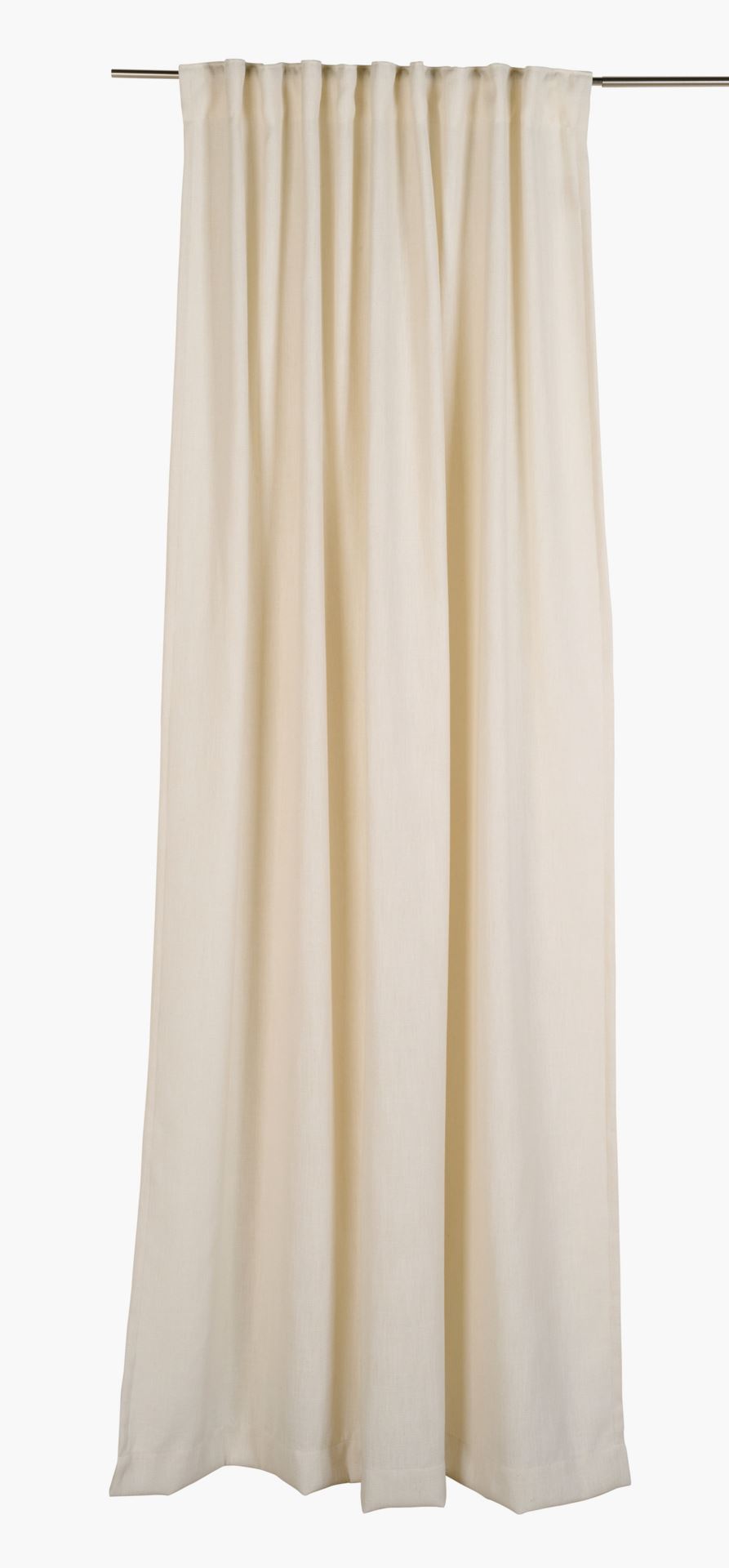 Verho luonnonvalkoinen - 135x240 cm luonnonvalkoinen - 1