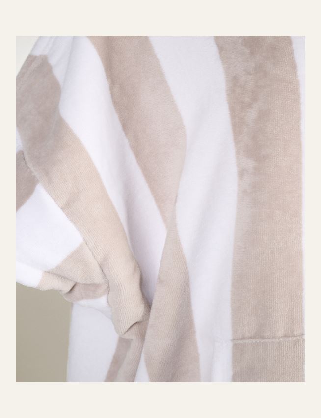 Poncho moniväri/beige - 2