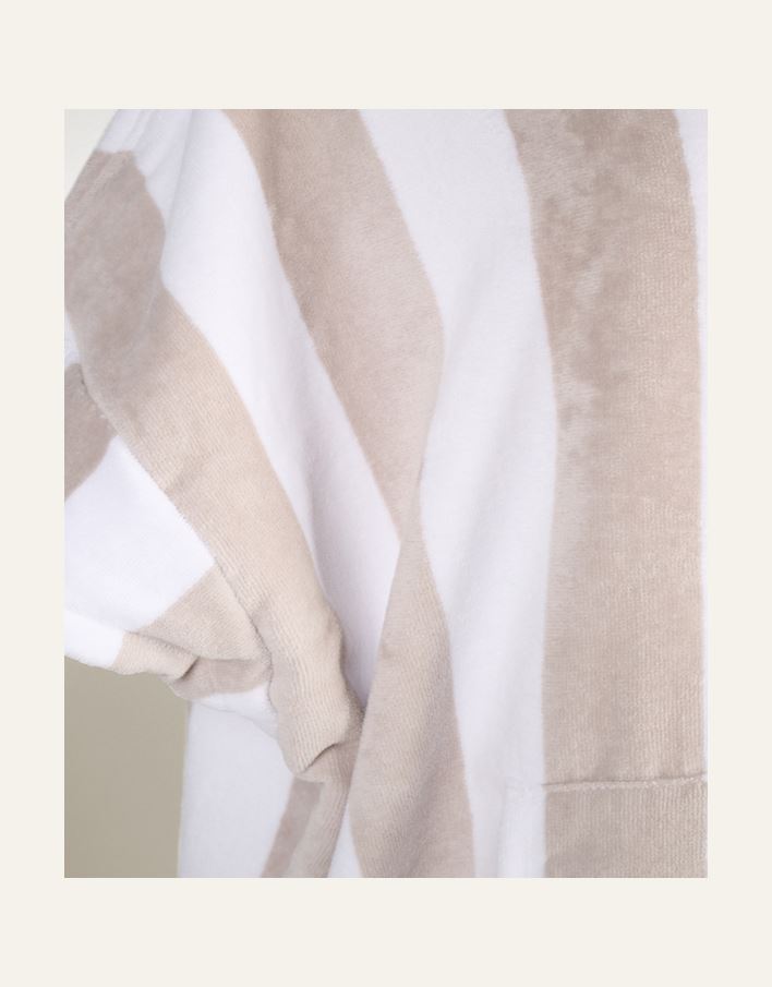 Poncho moniväri/beige - 2