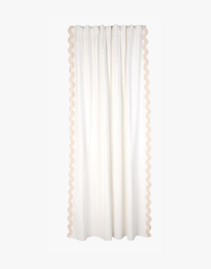 Verho luonnonvalkoinen - 140x250 cm luonnonvalkoinen - 1