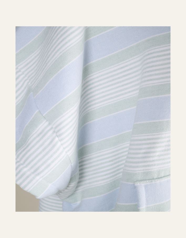 Poncho moniväri/vihreä - 2