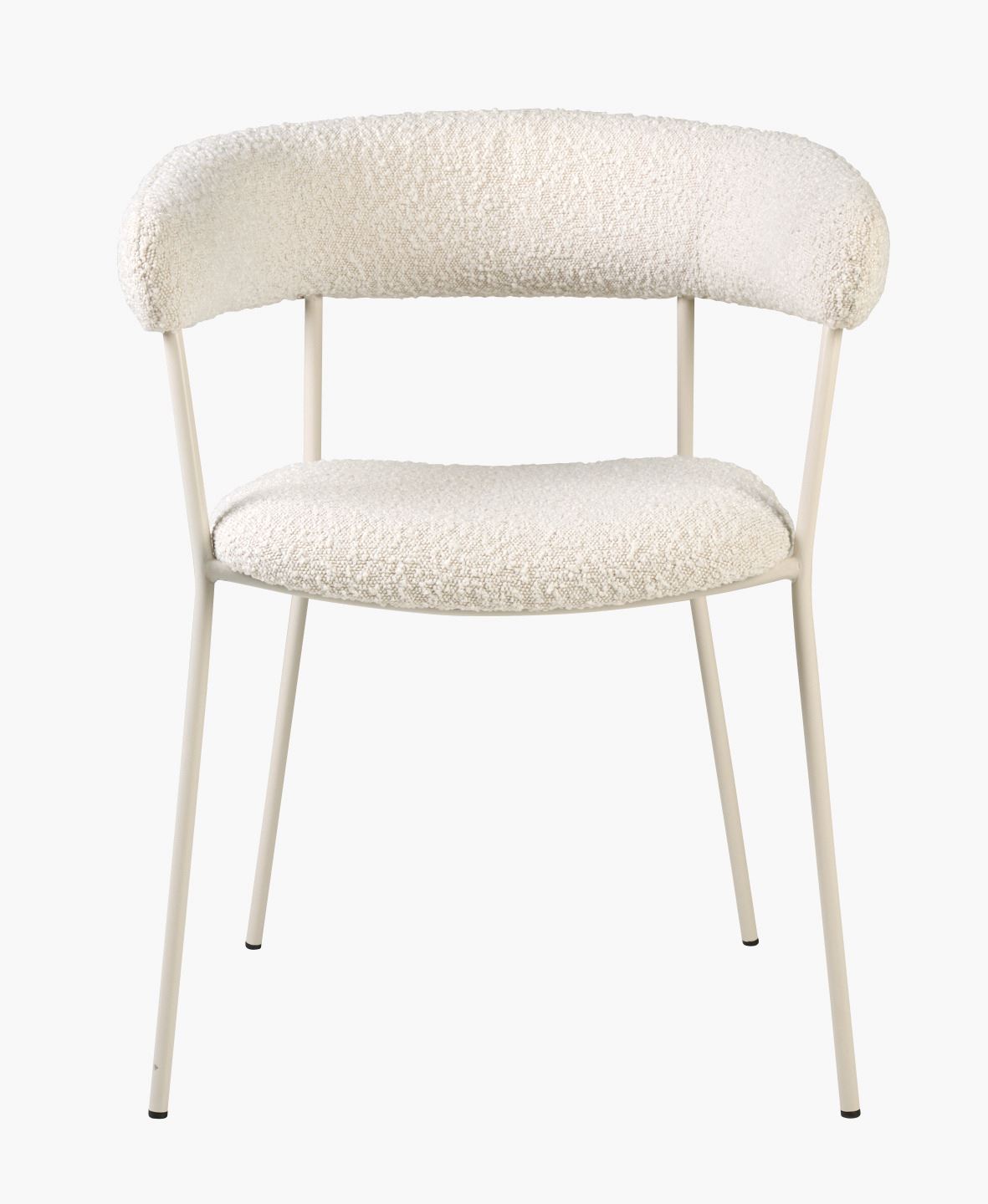 Ruokapöydän tuoli luonnonvalkoinen - 2