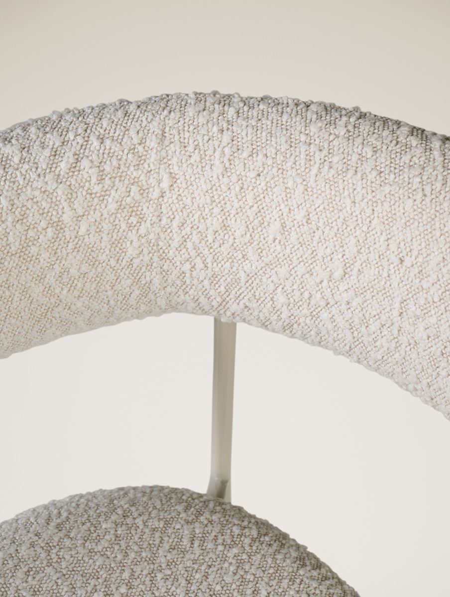 Ruokapöydän tuoli luonnonvalkoinen - 3