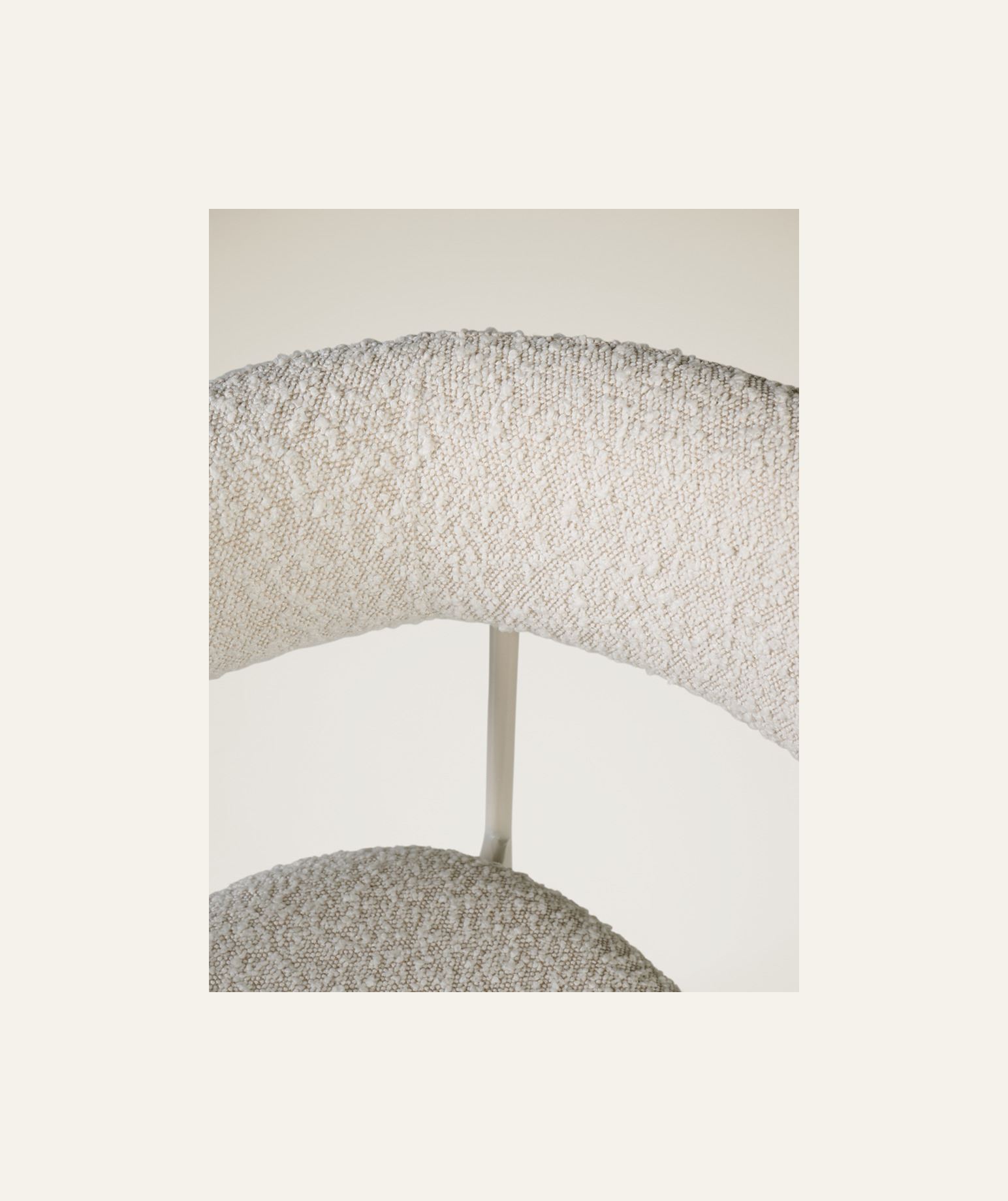 Ruokapöydän tuoli luonnonvalkoinen - 3