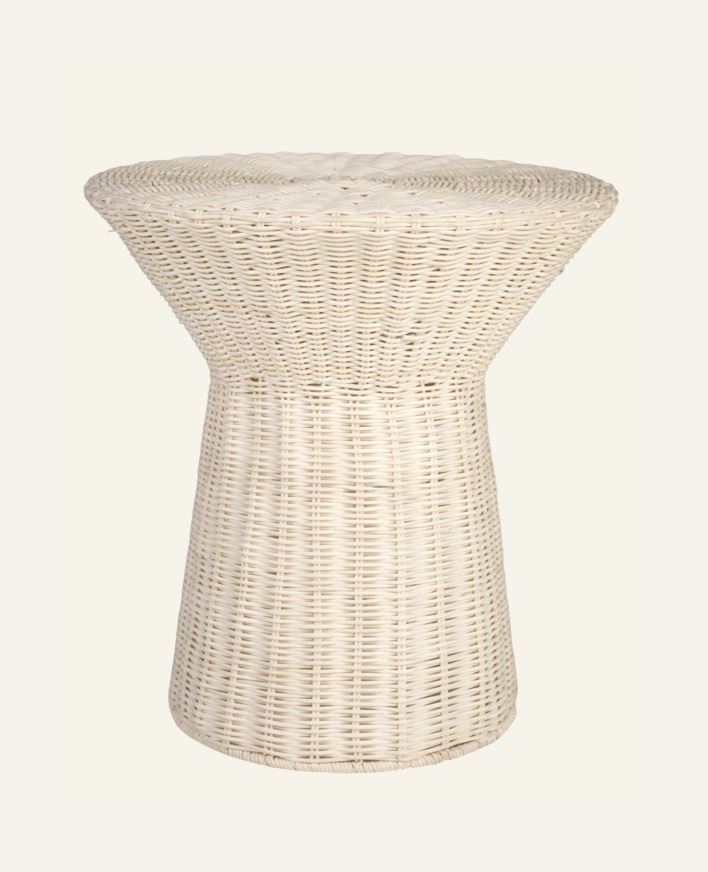 Sivupöytä luonnonvalkoinen - 39x39x42 cm luonnonvalkoinen - 1