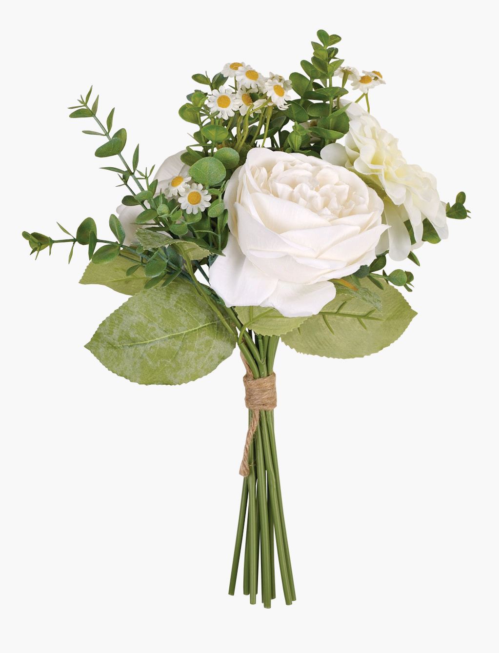 Kukkakimppu valkoinen - 23x23x36 cm valkoinen - 1