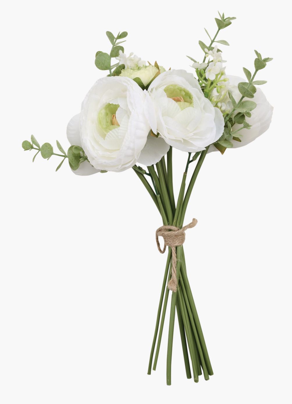 Kukkakimppu valkoinen - 20x18x36 cm valkoinen - 1