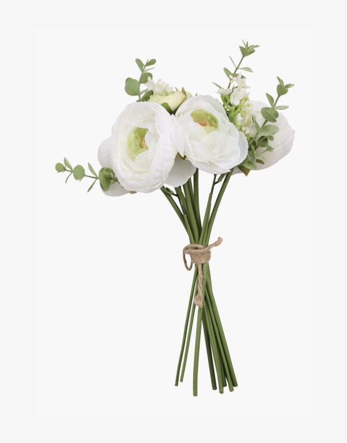 Kukkakimppu valkoinen - 20x18x36 cm valkoinen - 1