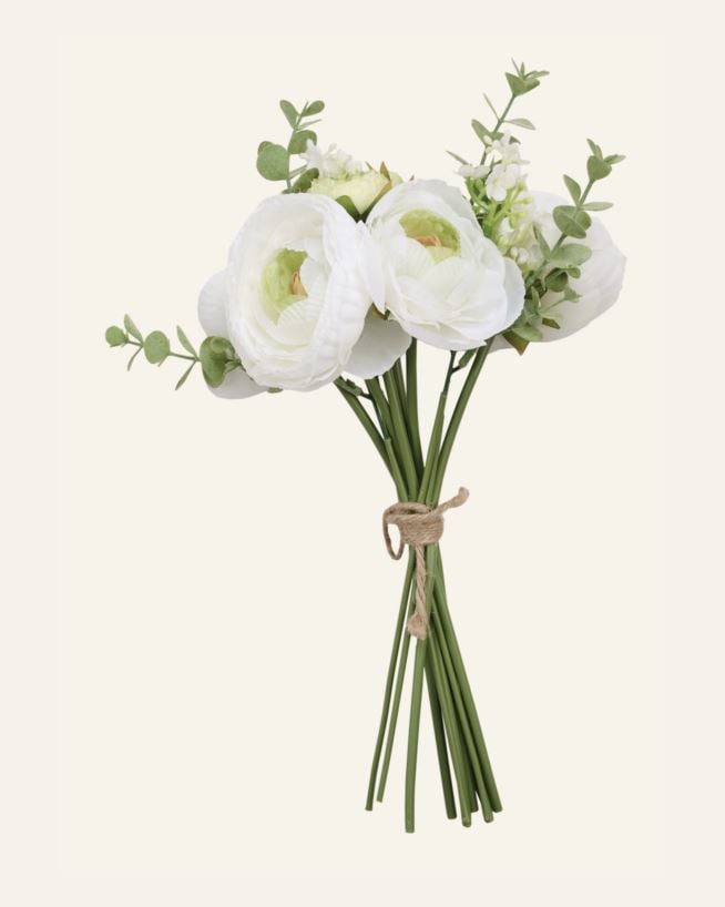 Kukkakimppu valkoinen - 20x18x36 cm valkoinen - 1