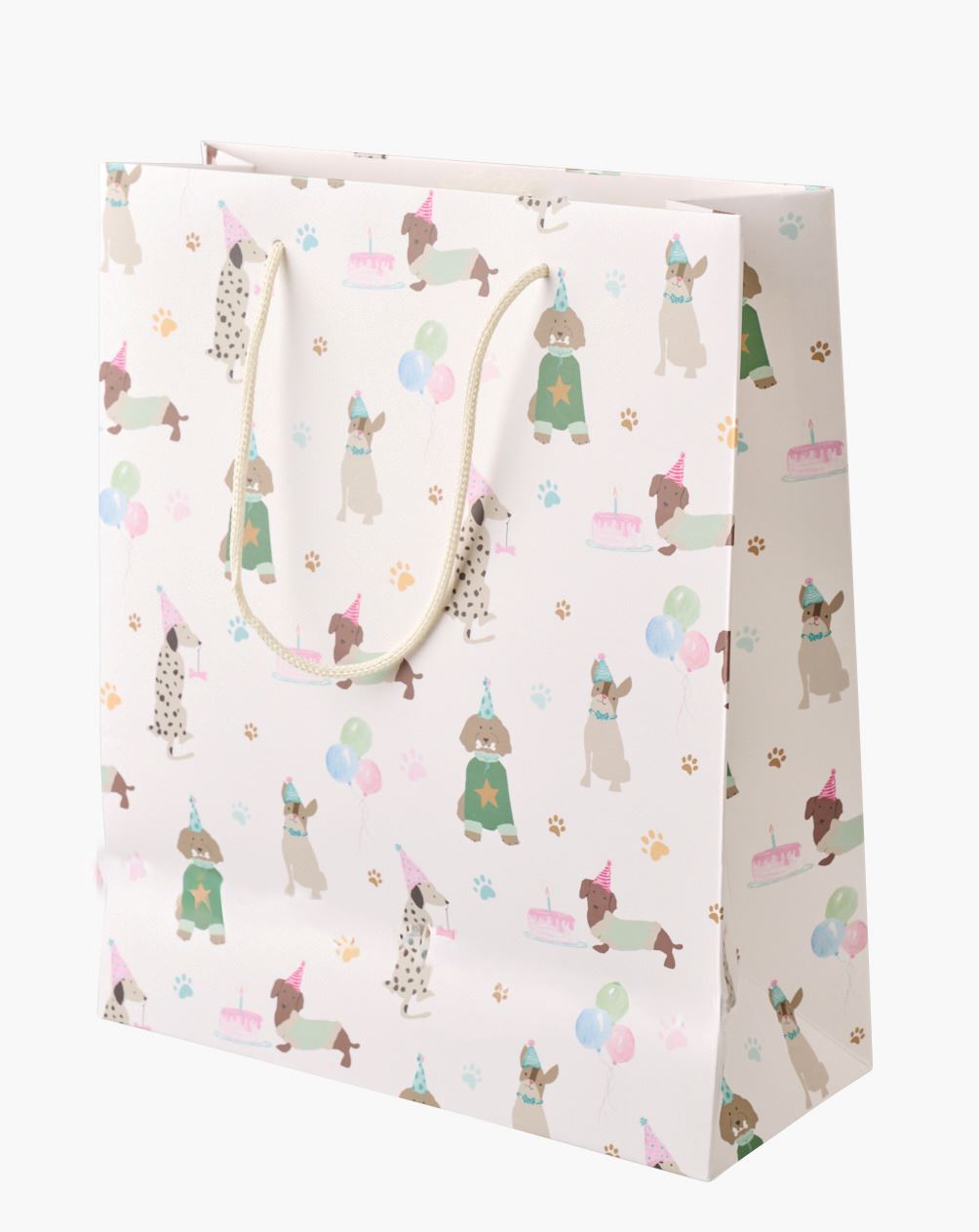 Lahjapussi moniväri/valkoinen - 24x29x10 cm moniväri/valkoinen - 1