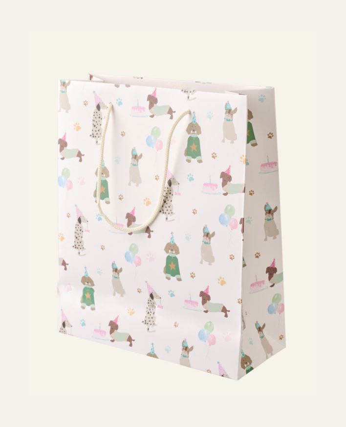 Lahjapussi moniväri/valkoinen - 24x29x10 cm moniväri/valkoinen - 1