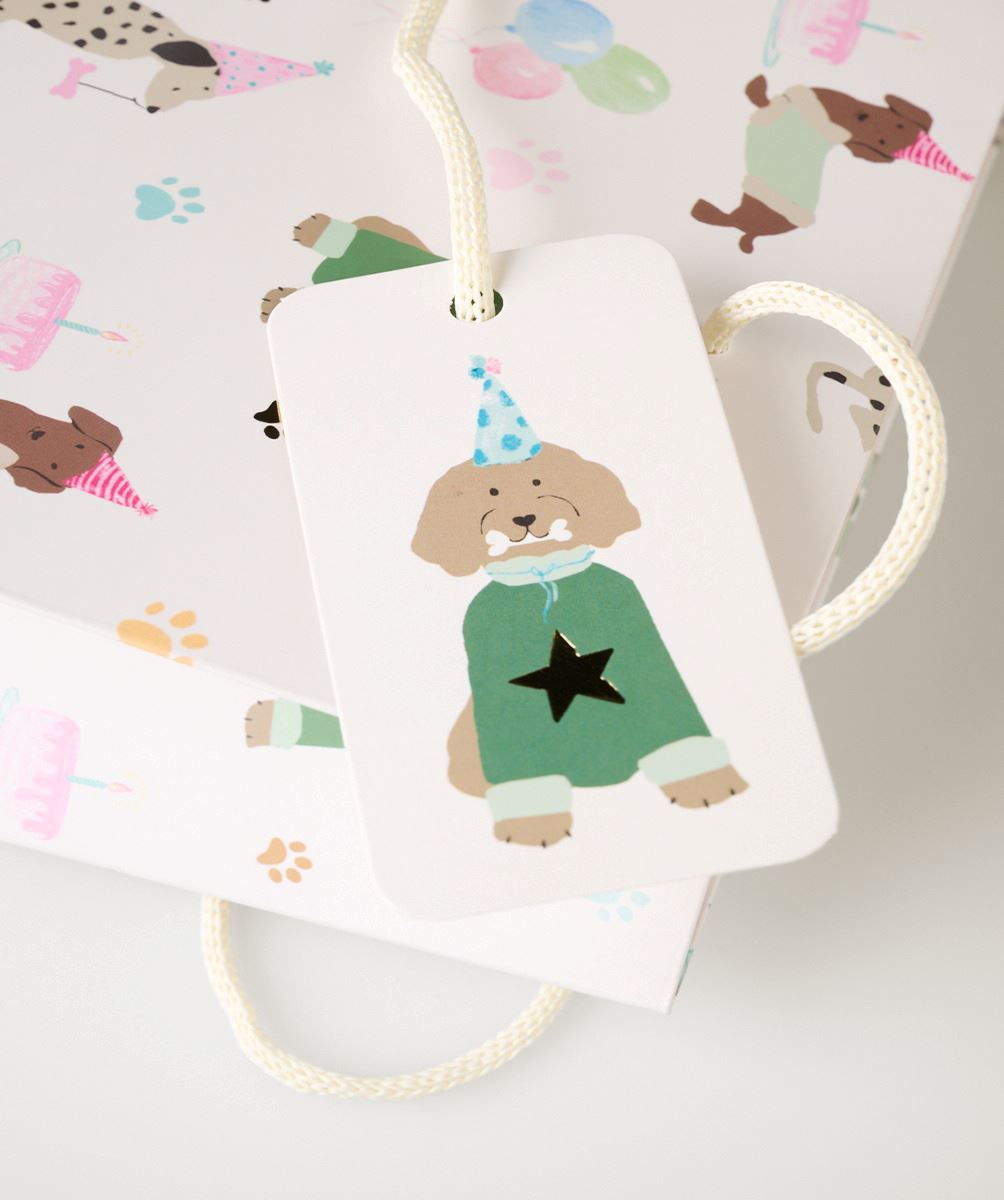 Lahjapussi moniväri/valkoinen - 2