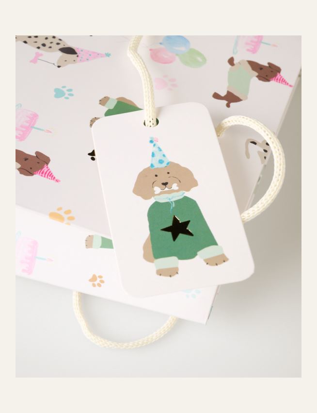 Lahjapussi moniväri/valkoinen - 2