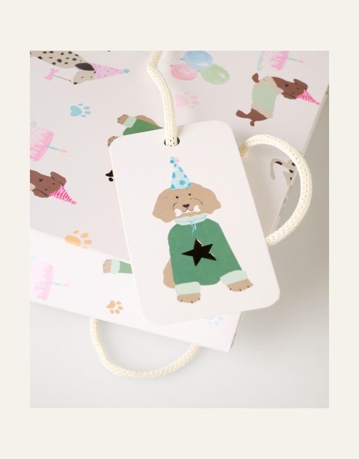 Lahjapussi moniväri/valkoinen - 2