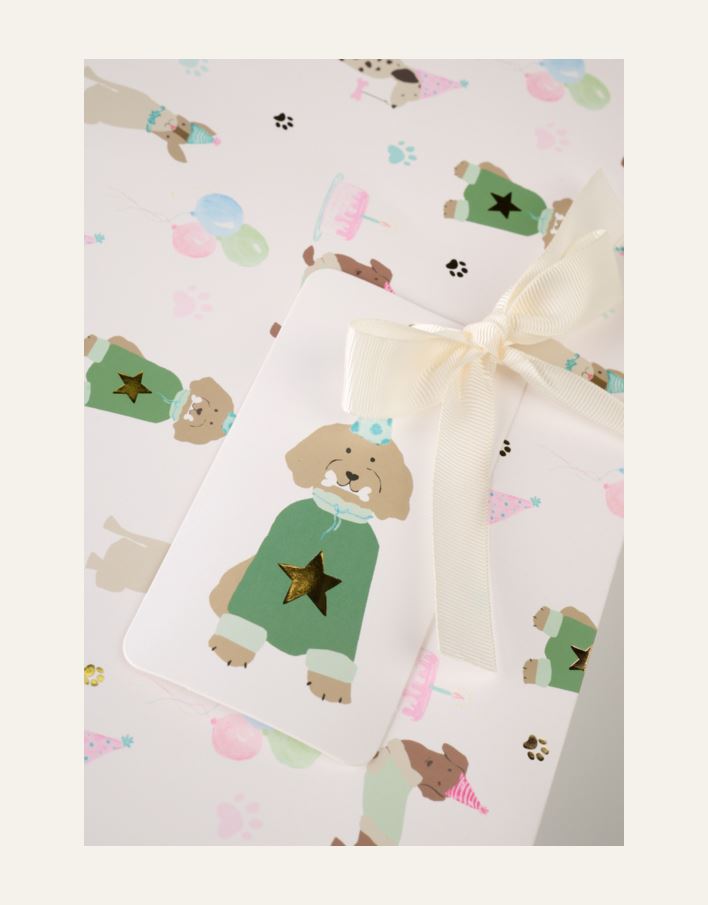 Lahjapussi moniväri/valkoinen - 2