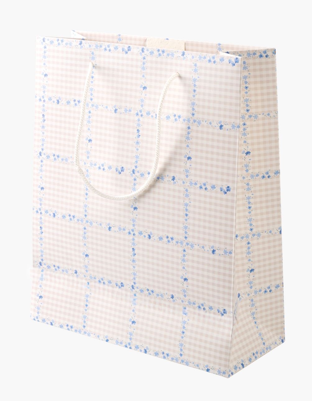 Lahjapussi moniväri/sininen - 24x29x10 cm moniväri/sininen - 1