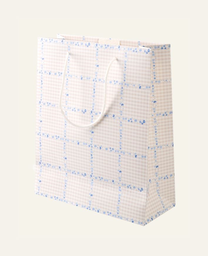 Lahjapussi moniväri/sininen - 24x29x10 cm moniväri/sininen - 1