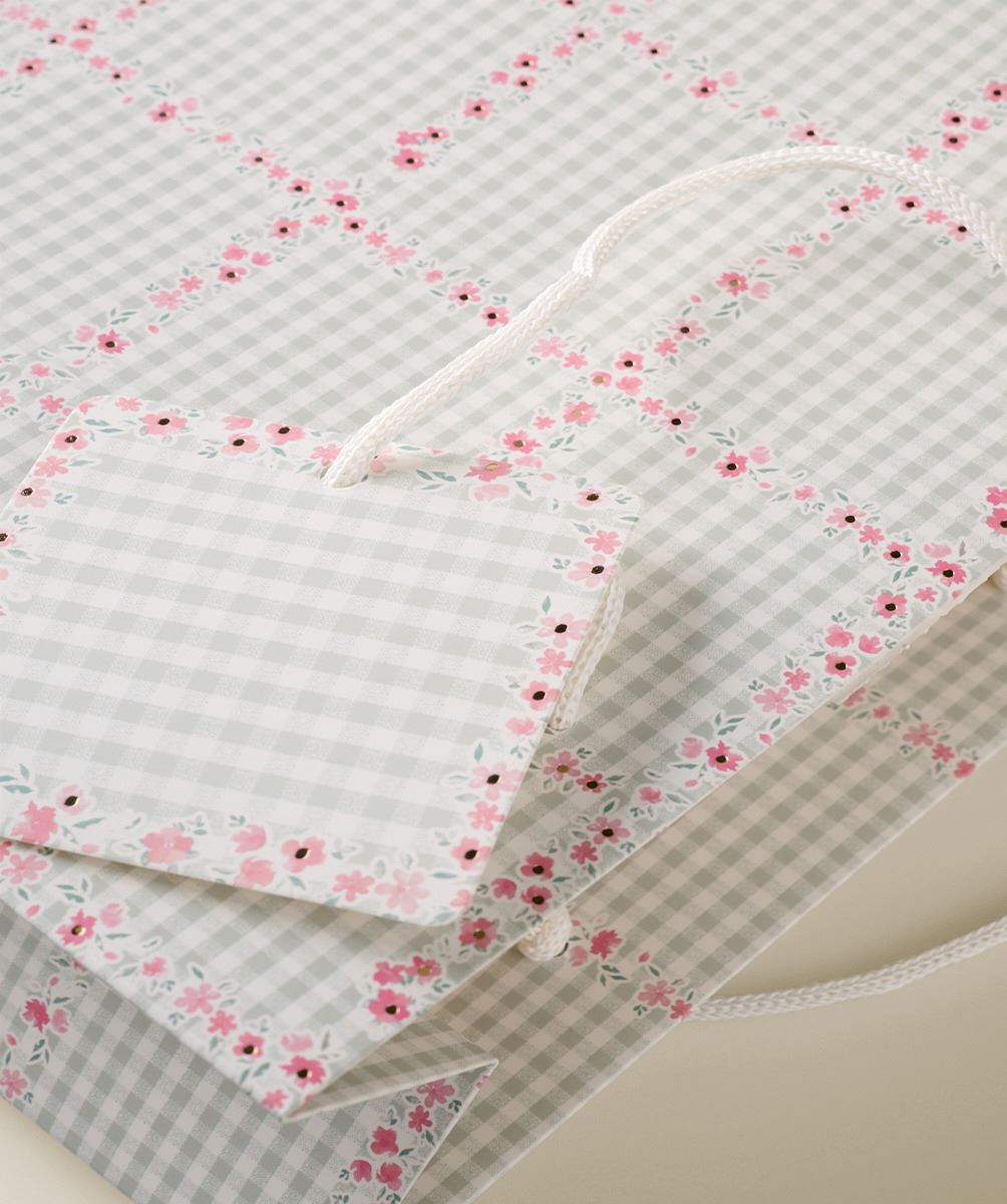 Lahjapussi moniväri/roosa - 2