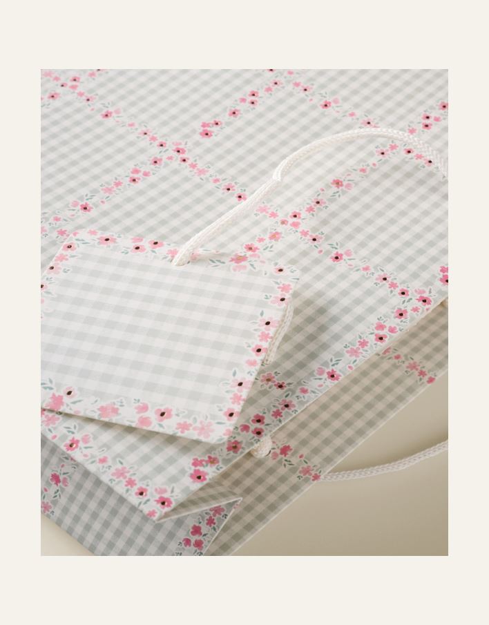 Lahjapussi moniväri/roosa - 2