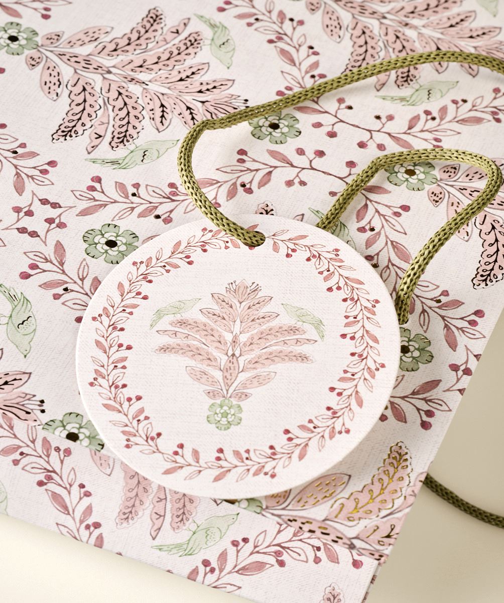 Lahjapussi moniväri/roosa - 2