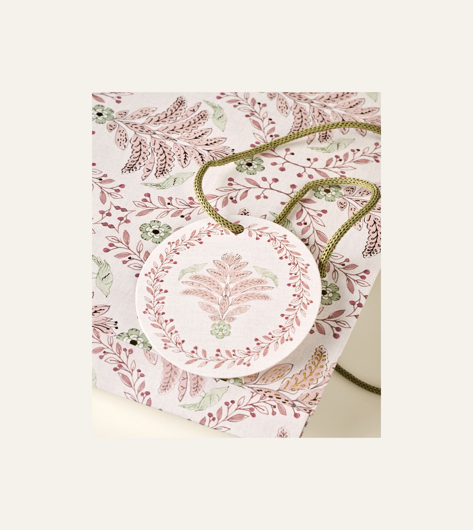 Lahjapussi moniväri/roosa - 2