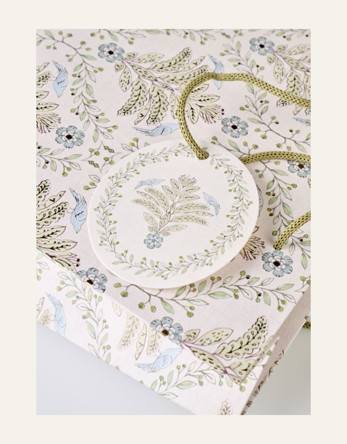 Lahjapussi moniväri/sininen - 2