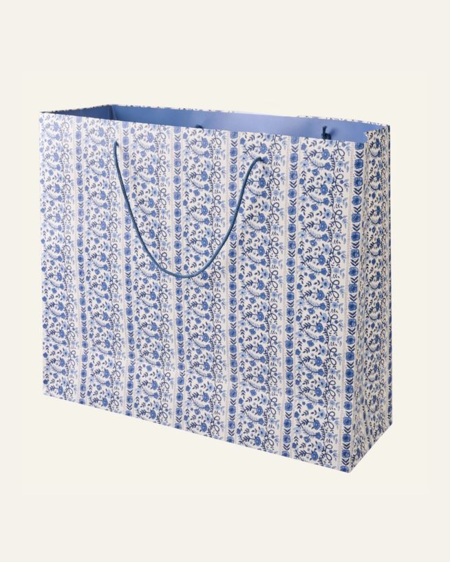 Lahjapussi moniväri/sininen - 36x42x14 cm moniväri/sininen - 1