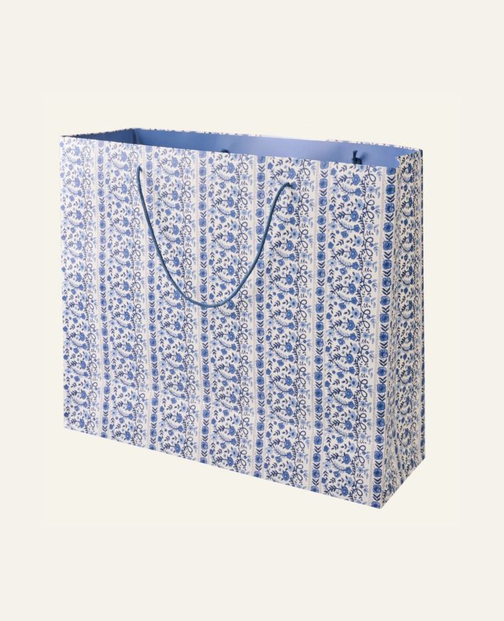 Lahjapussi moniväri/sininen - 36x42x14 cm moniväri/sininen - 1