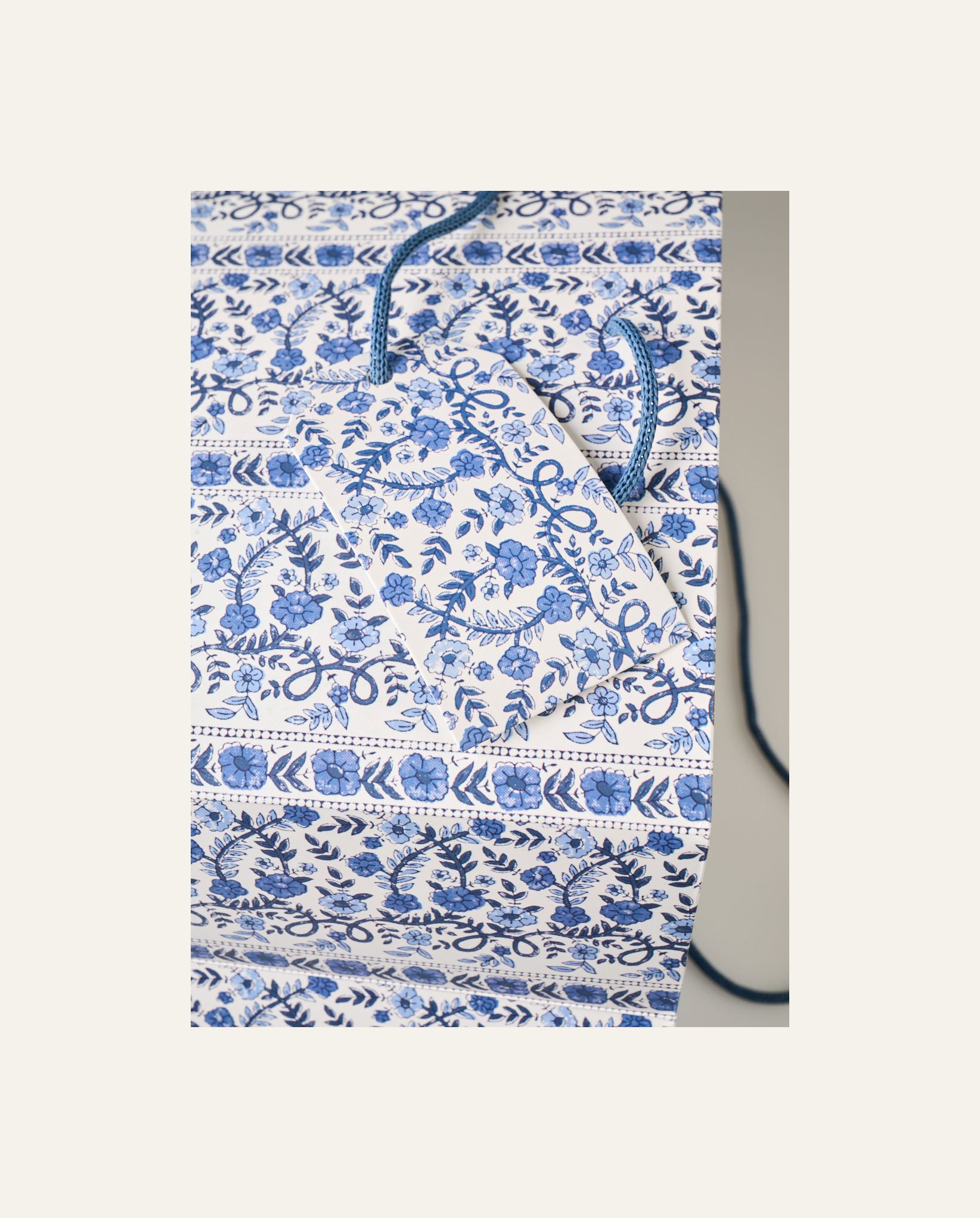 Lahjapussi moniväri/sininen - 2