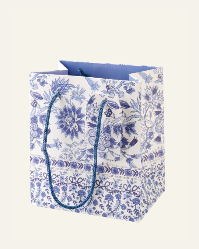 Lahjapussi moniväri/sininen - 13x15x9 cm moniväri/sininen - 1