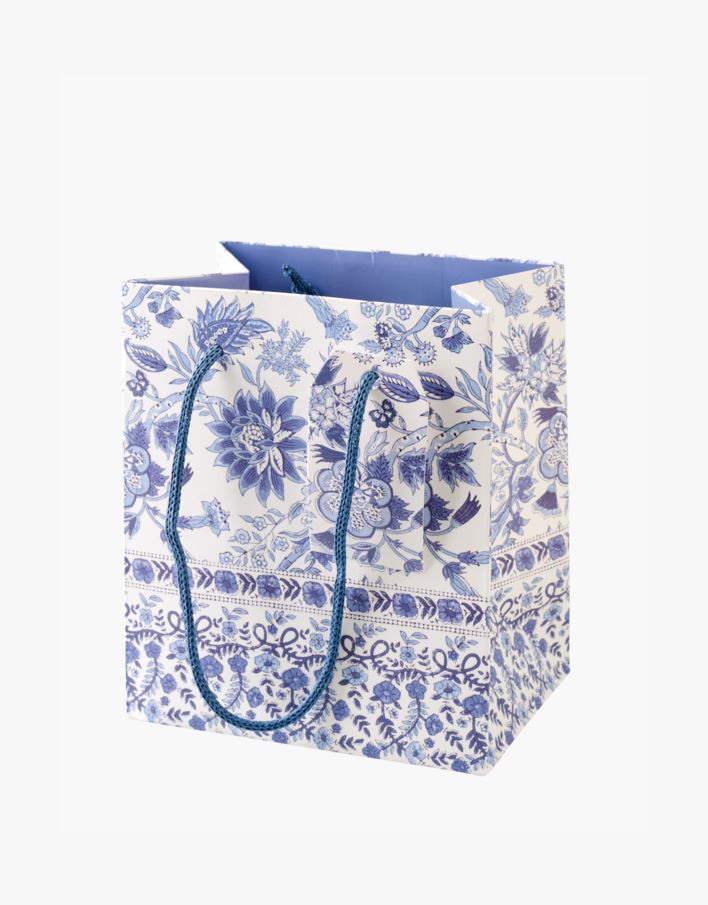 Lahjapussi moniväri/sininen - 13x15x9 cm moniväri/sininen - 1