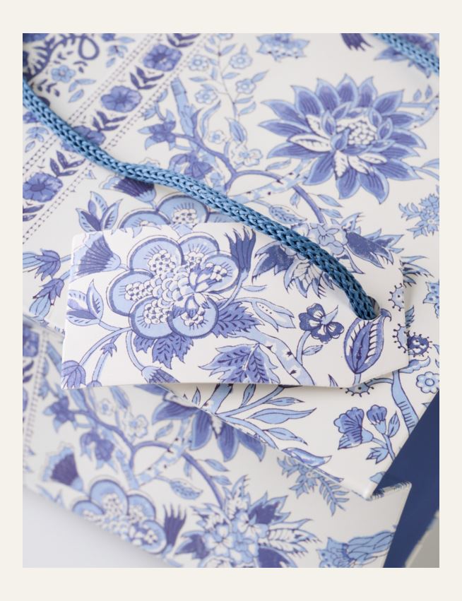 Lahjapussi moniväri/sininen - 2