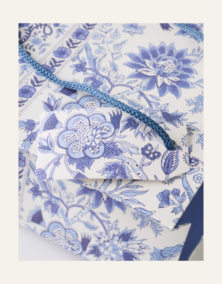 Lahjapussi moniväri/sininen - 2