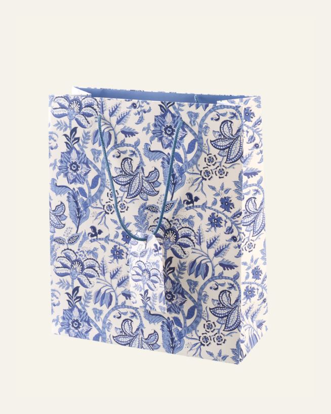 Lahjapussi moniväri/sininen - 24x29x10 cm moniväri/sininen - 1