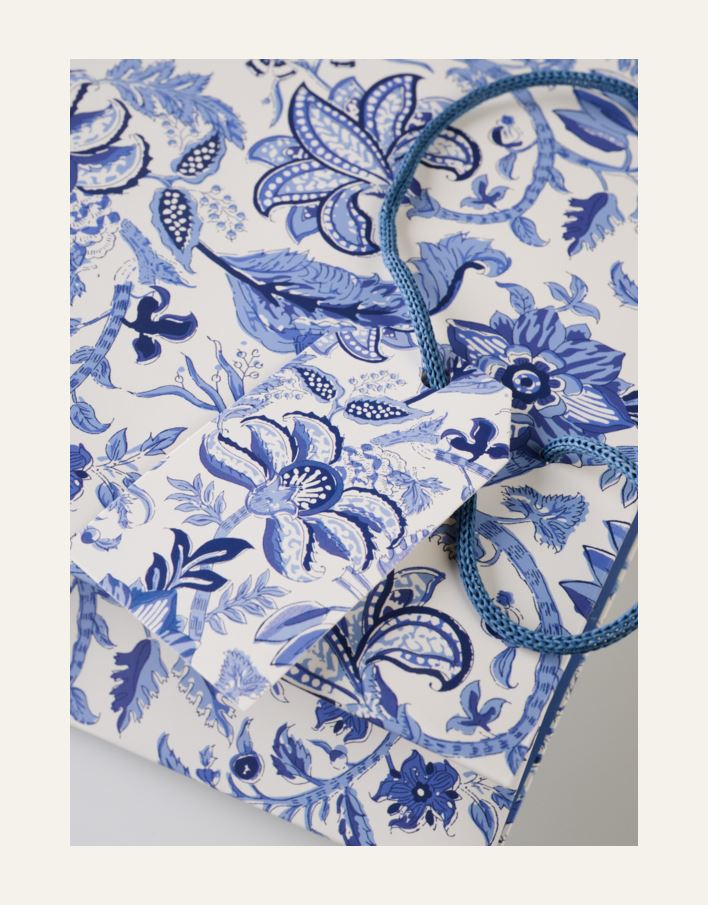 Lahjapussi moniväri/sininen - 2