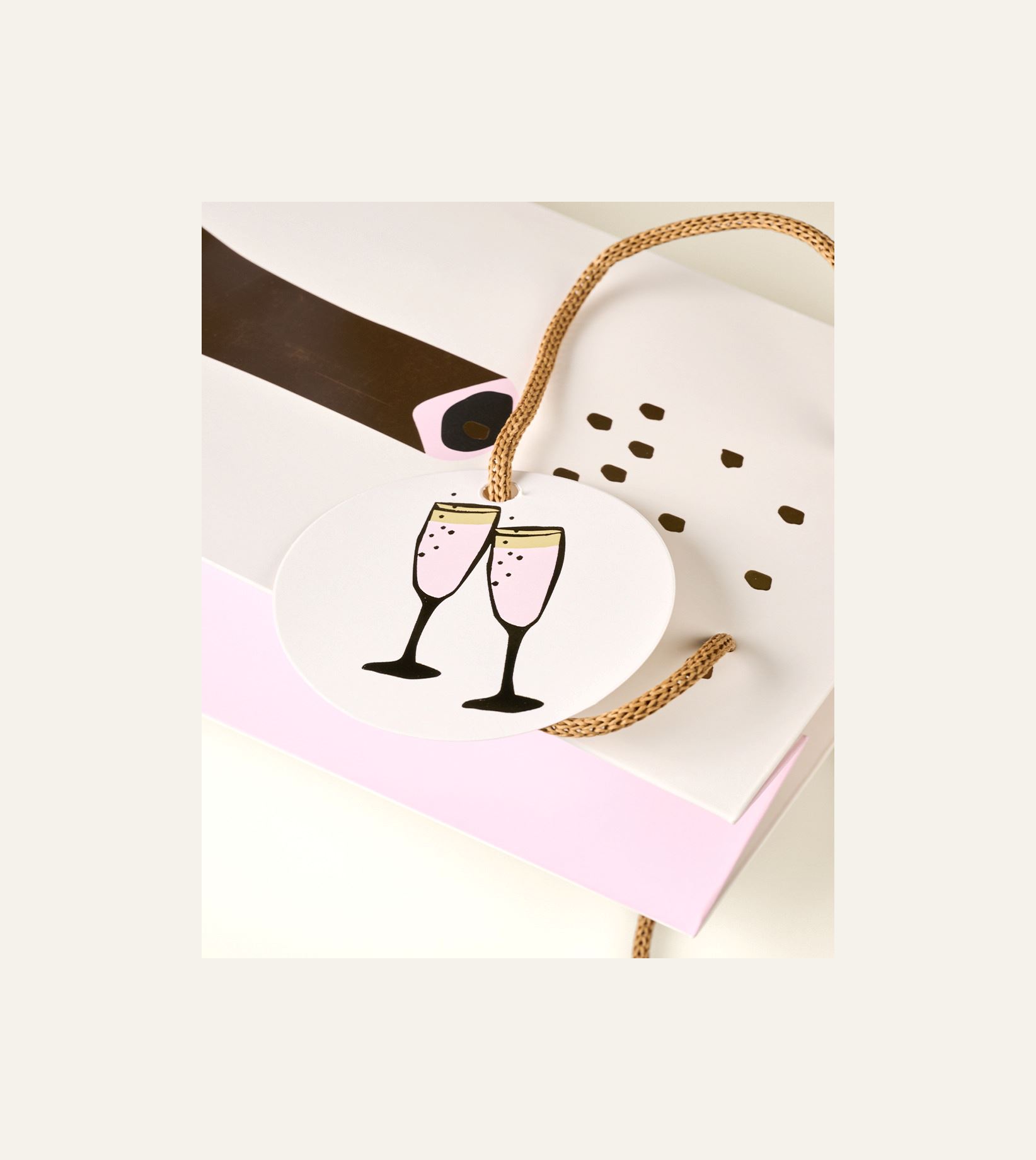 Pullon pussi moniväri/roosa - 2