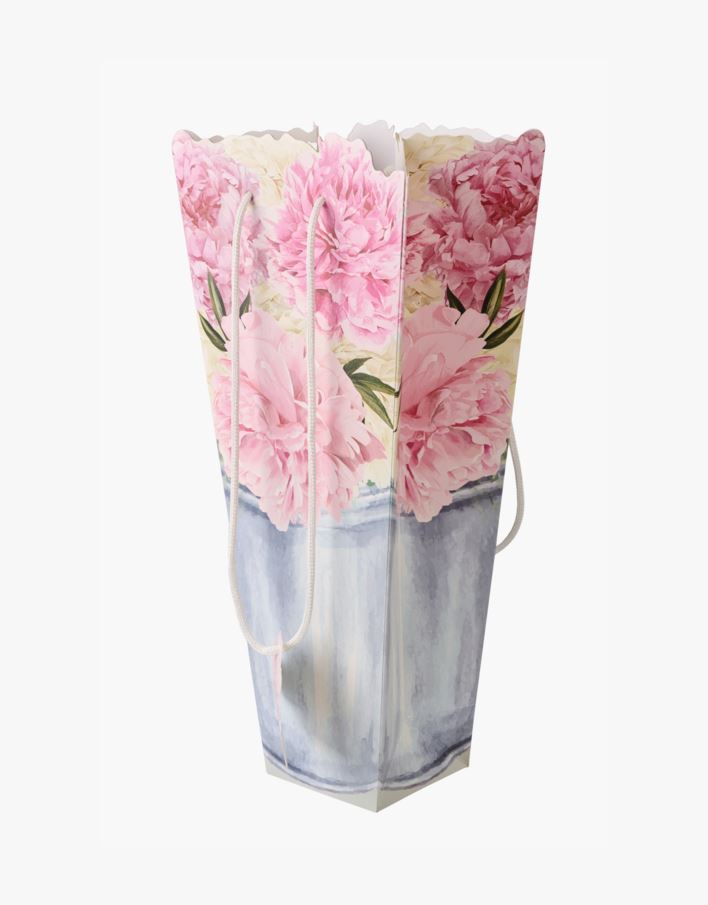 Kukkakassi moniväri/roosa - 15,5x36x15,5 cm moniväri/roosa - 1