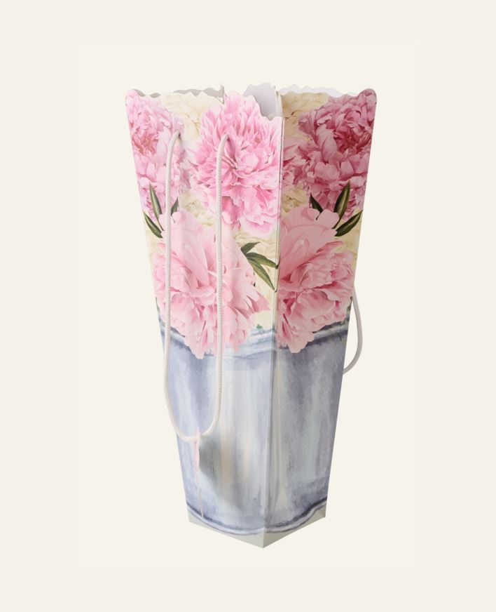 Kukkakassi moniväri/roosa - 15,5x36x15,5 cm moniväri/roosa - 1