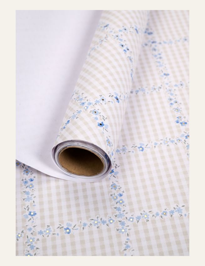 Lahjapaperi moniväri/sininen - 2